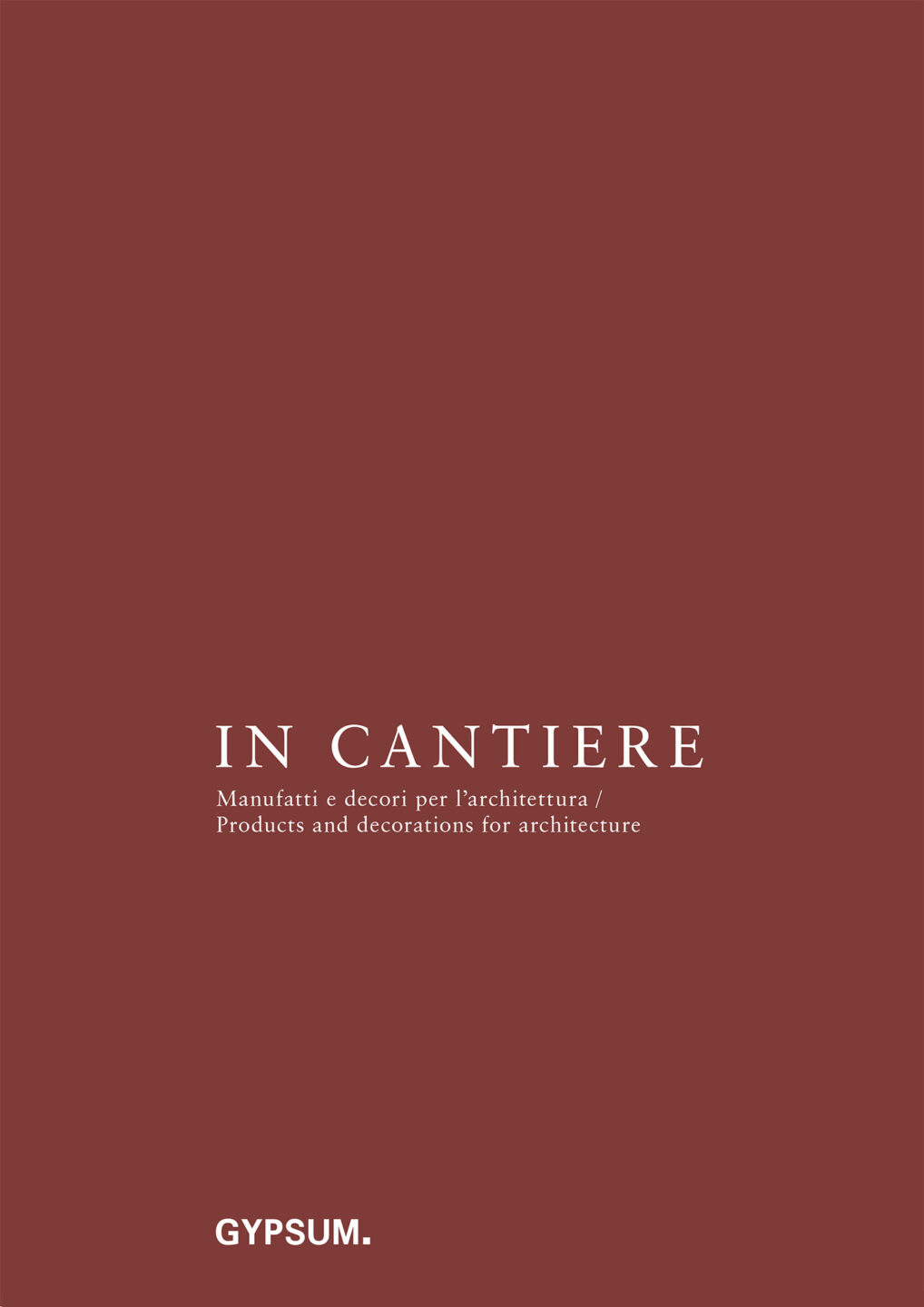 In Cantiere Catalogo 2024